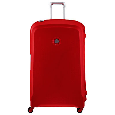 Delsey Belfort 4-Wheel 82cm Extra Large Suitcase Red Delsey Belfort 4-Wheel 82cm Extra Large Suitcase Red